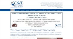 Desktop Screenshot of cave-vet-specialists.co.uk