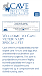 Mobile Screenshot of cave-vet-specialists.co.uk